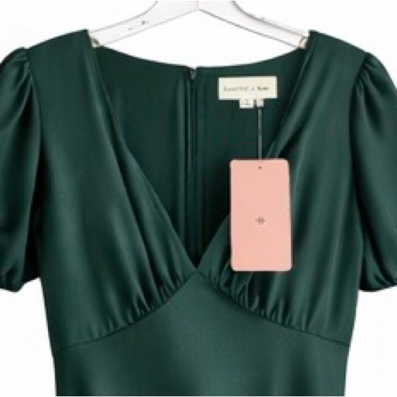 Sachin & Babi Emerald Green Formal Gown for Gala or Wedding Size 10 NWT - Picture 2 of 5